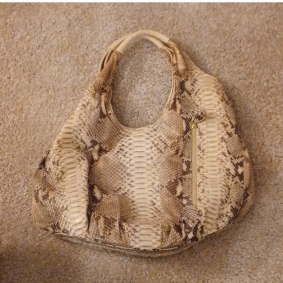 Genuine Python Snake Skin Shoulder Bag - Picture 2 of 7